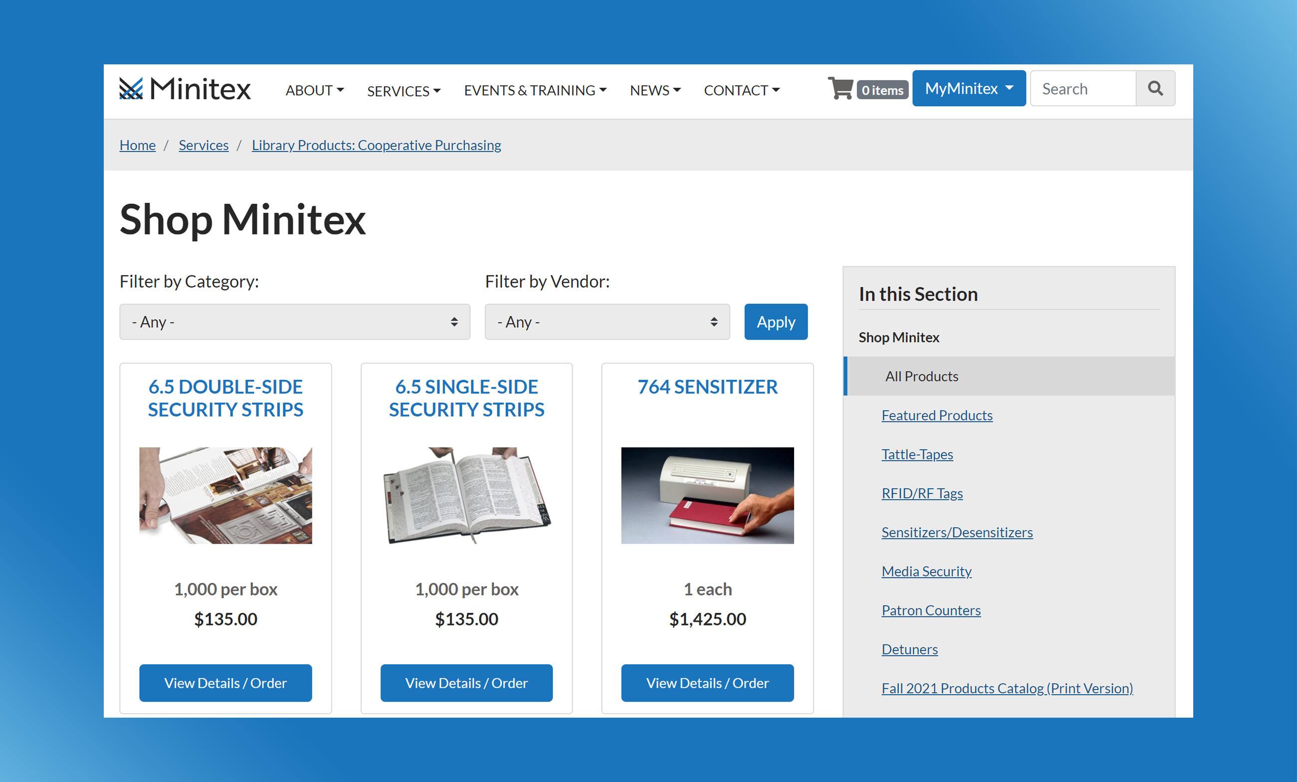 Upgrades to Shop Minitex Minitex